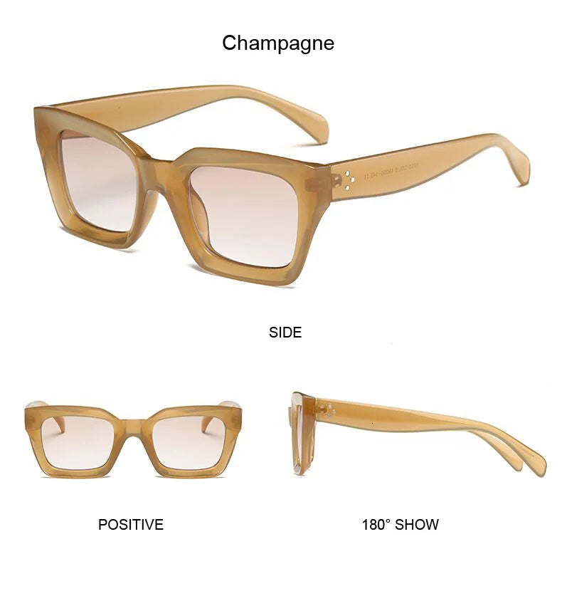 Shopaholic™ Mirror Square Sunglasses - Top Elysian