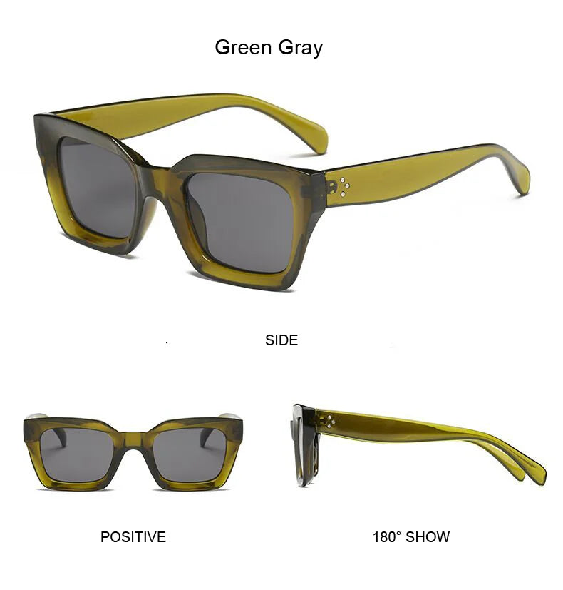 Shopaholic™ Mirror Square Sunglasses - Top Elysian