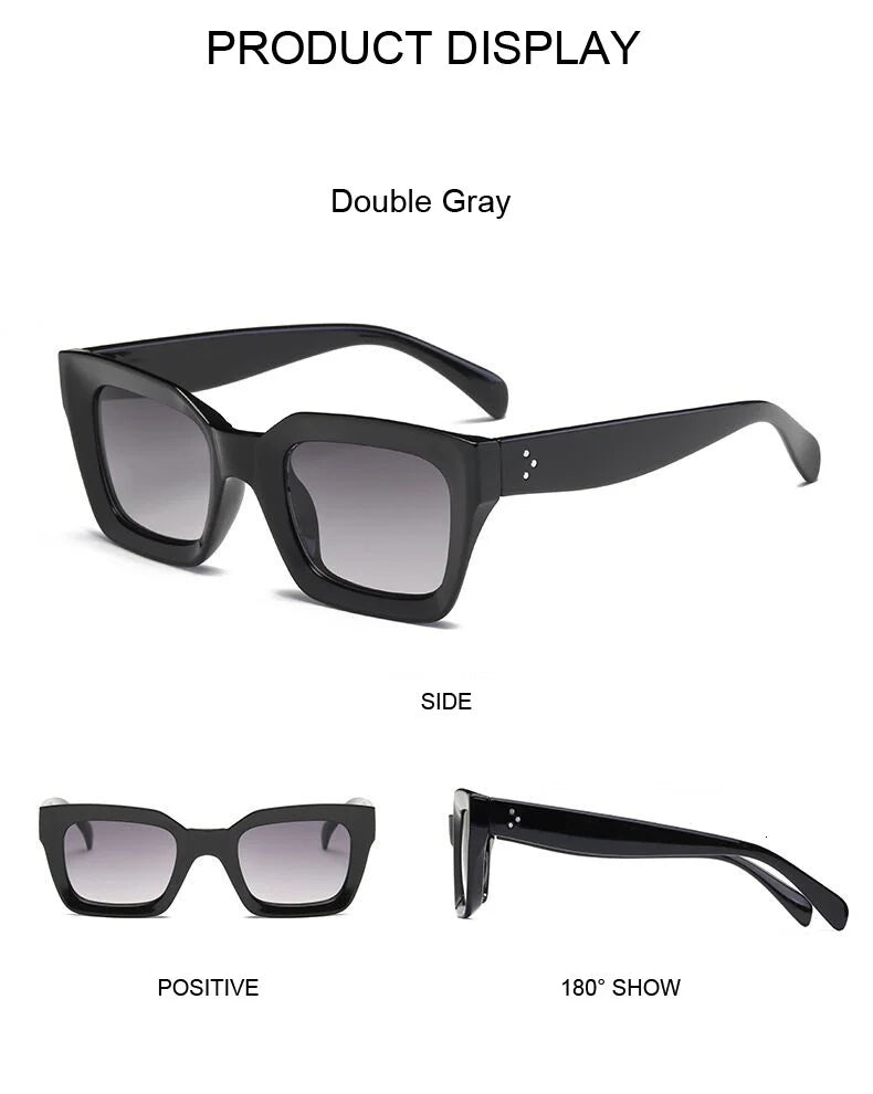 Shopaholic™ Mirror Square Sunglasses - Top Elysian