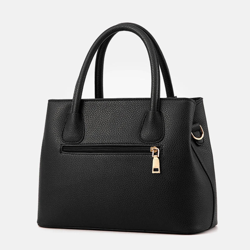 Modern Muse™ Soft PU Leather Tote Bag - Top Elysian