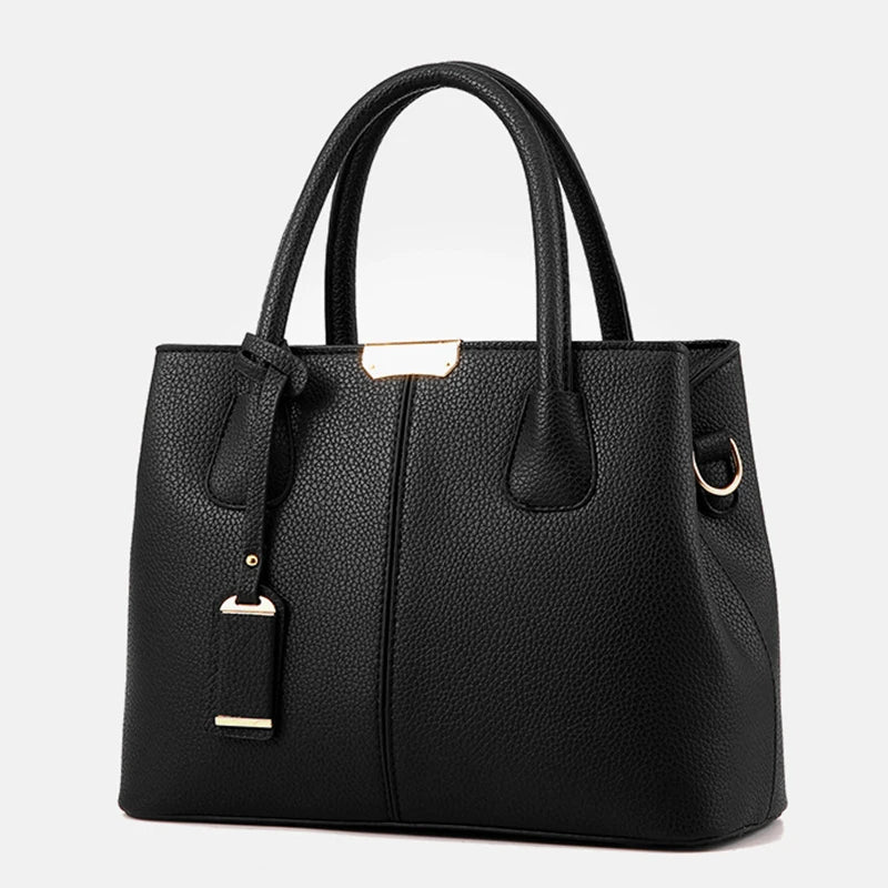 Modern Muse™ Soft PU Leather Tote Bag - Top Elysian