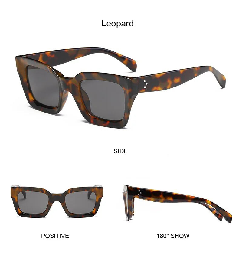 Shopaholic™ Mirror Square Sunglasses - Top Elysian