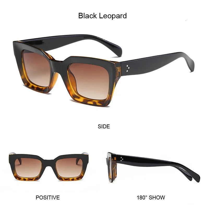 Shopaholic™ Mirror Square Sunglasses - Top Elysian