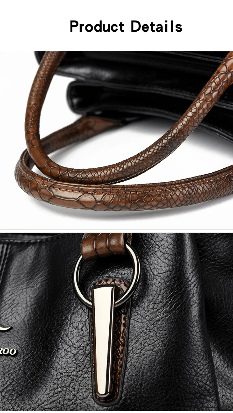 Veloura™ Luxe Soft Leather Tote Bag - Top Elysian
