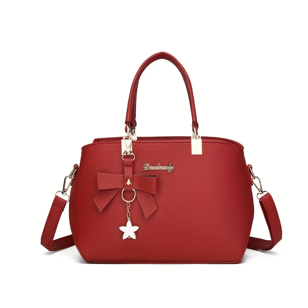 Belle Mode™ Bowknot Shoulder Tote Bag - Top Elysian