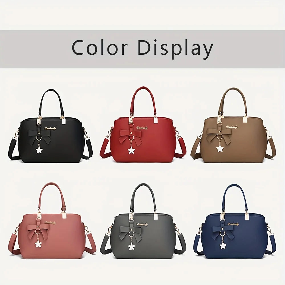 Belle Mode™ Bowknot Shoulder Tote Bag - Top Elysian