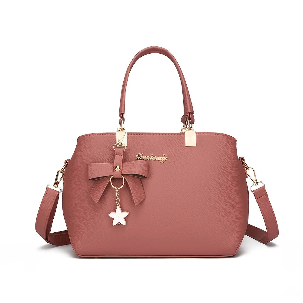 Belle Mode™ Bowknot Shoulder Tote Bag - Top Elysian