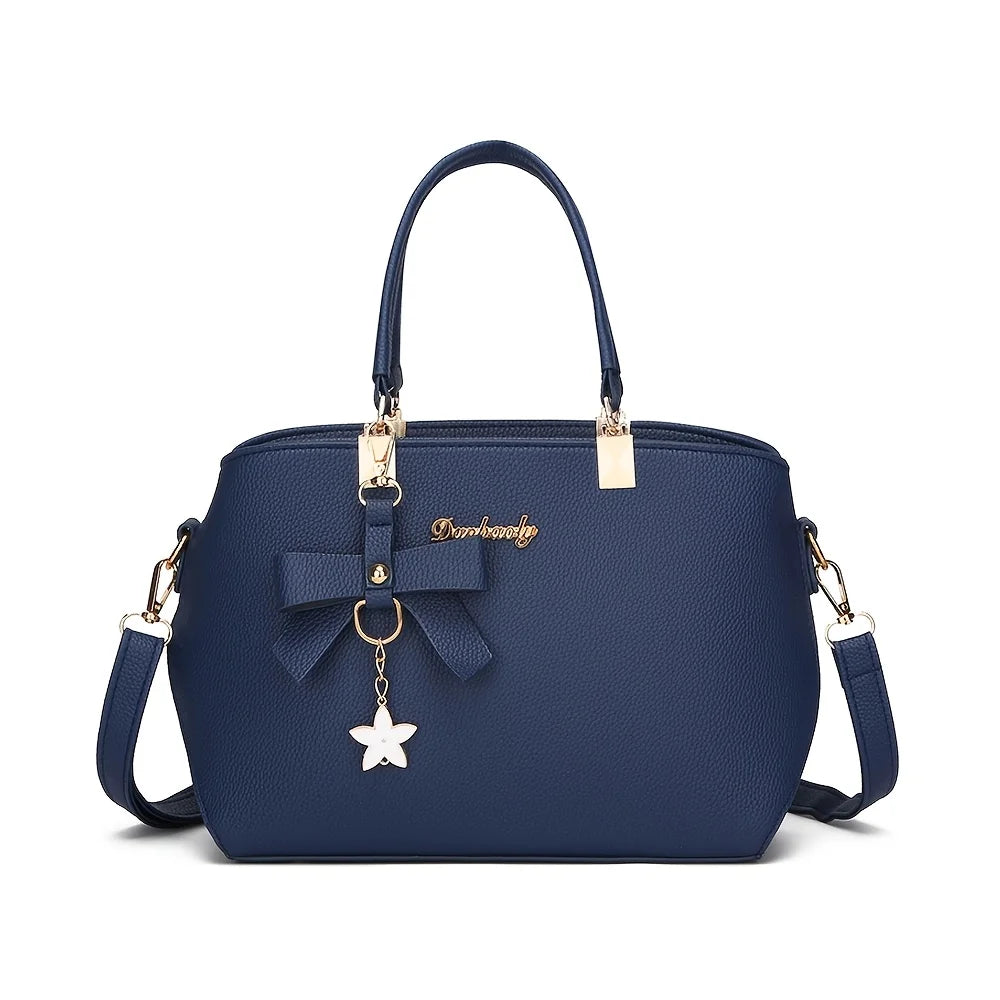 Belle Mode™ Bowknot Shoulder Tote Bag - Top Elysian