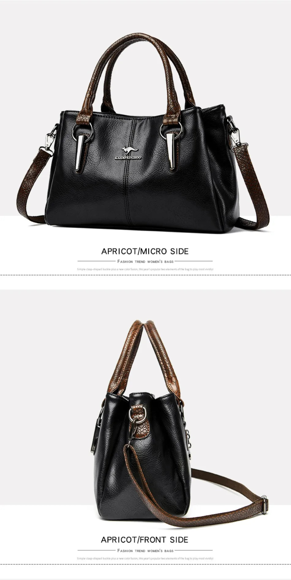 Veloura™ Luxe Soft Leather Tote Bag - Top Elysian