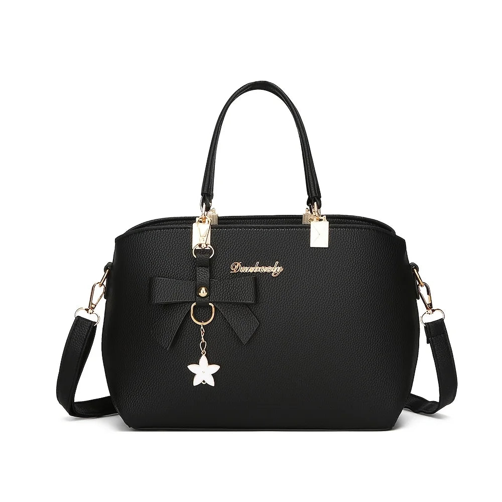 Belle Mode™ Bowknot Shoulder Tote Bag - Top Elysian