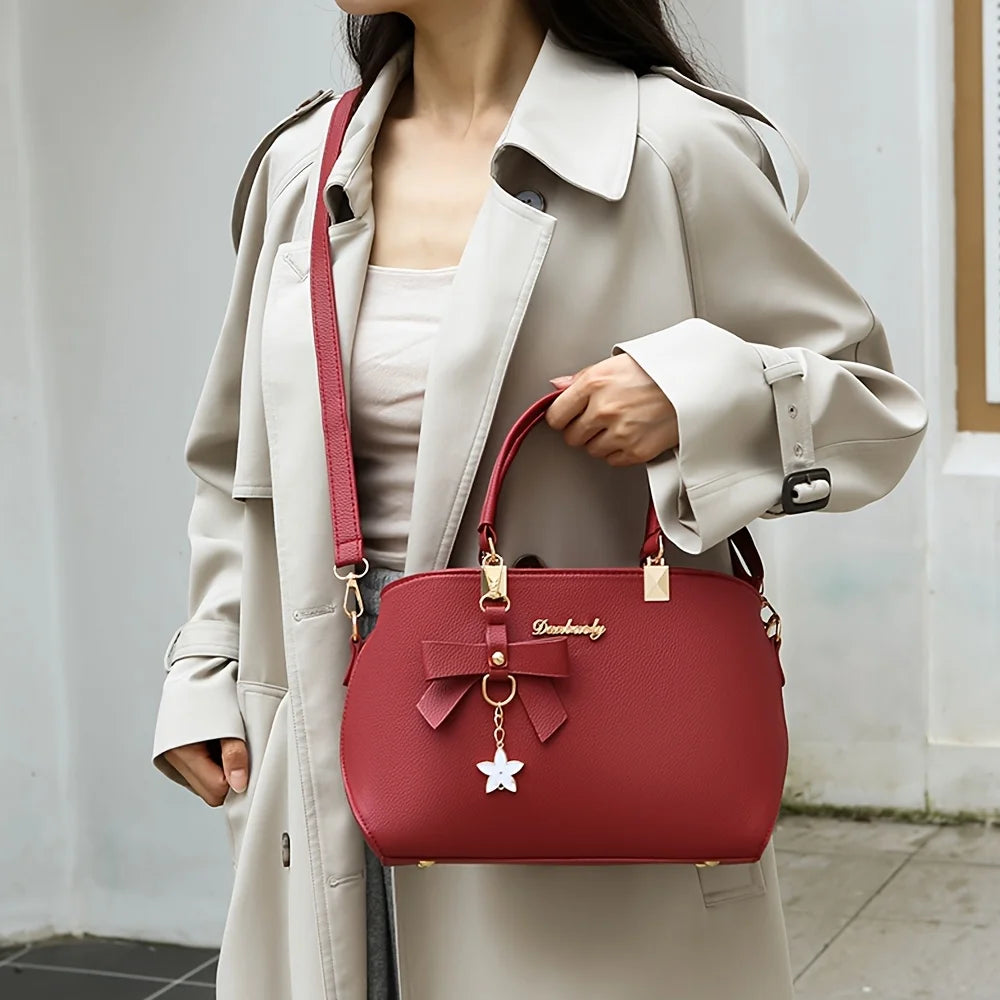 Belle Mode™ Bowknot Shoulder Tote Bag - Top Elysian