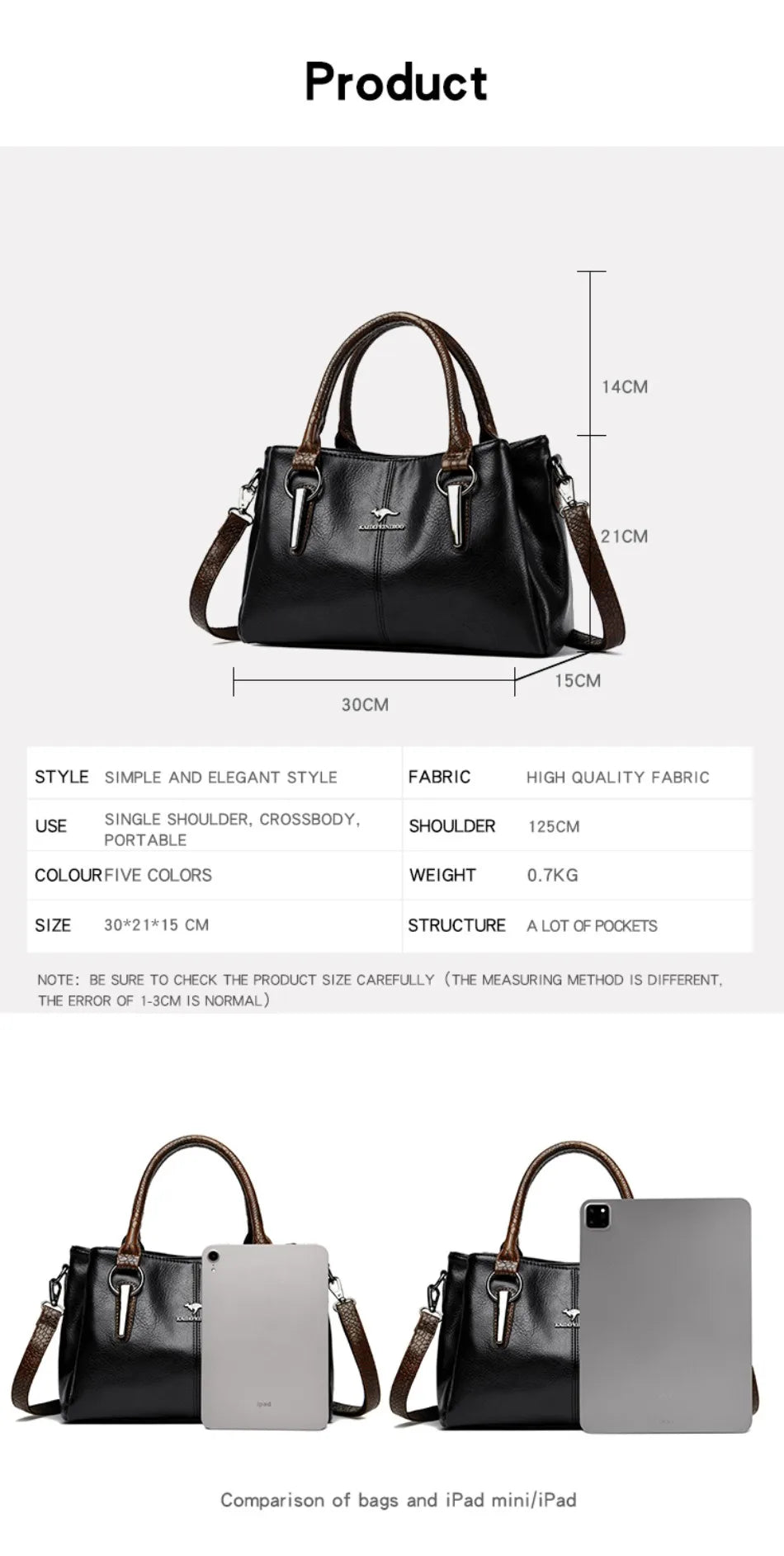 Veloura™ Luxe Soft Leather Tote Bag - Top Elysian