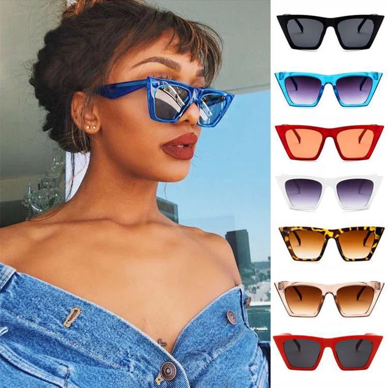 Iconic Edge™ Square Cat-Eye Sunglasses - Top Elysian