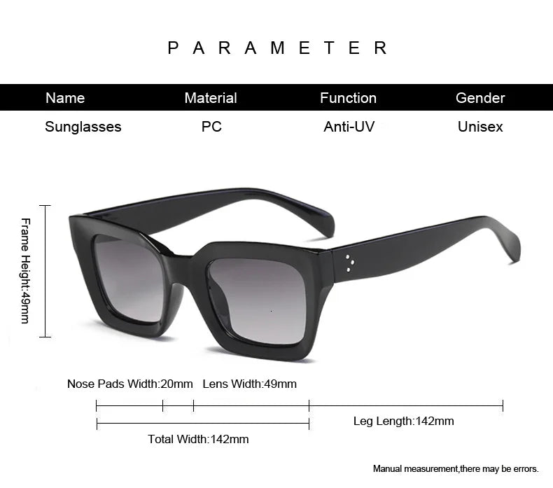Shopaholic™ Mirror Square Sunglasses - Top Elysian