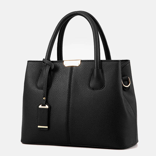 Modern Muse™ Soft PU Leather Tote Bag - Top Elysian