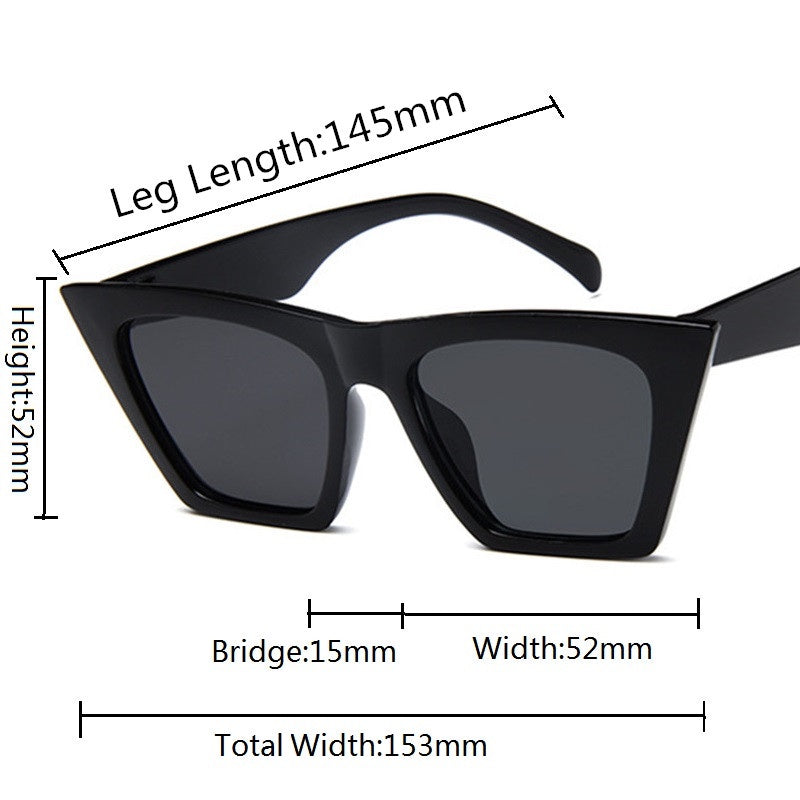 Iconic Edge™ Square Cat-Eye Sunglasses - Top Elysian