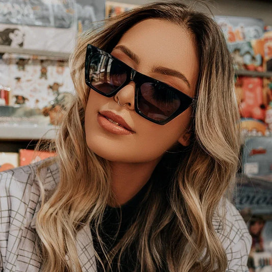 Iconic Edge™ Square Cat-Eye Sunglasses - Top Elysian